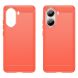 Захисний чохол UniCase Carbon для Xiaomi Poco X7 Pro - Red (371710R). Фото 2 з 8