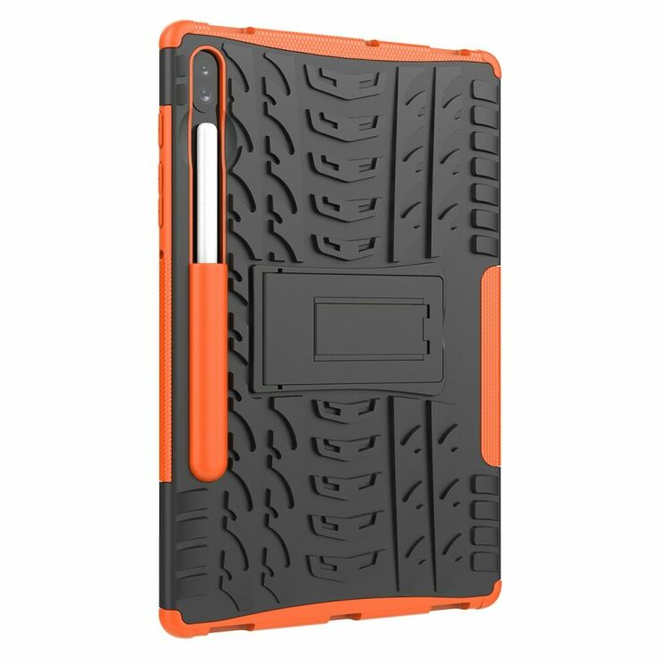 Захисний чохол UniCase Combo для Samsung Galaxy Tab S6 (T860/865) - Orange: фото 9 з 9