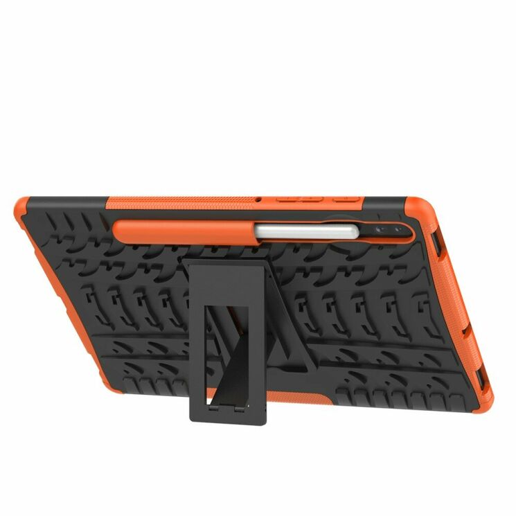 Захисний чохол UniCase Combo для Samsung Galaxy Tab S6 (T860/865) - Orange: фото 4 з 9