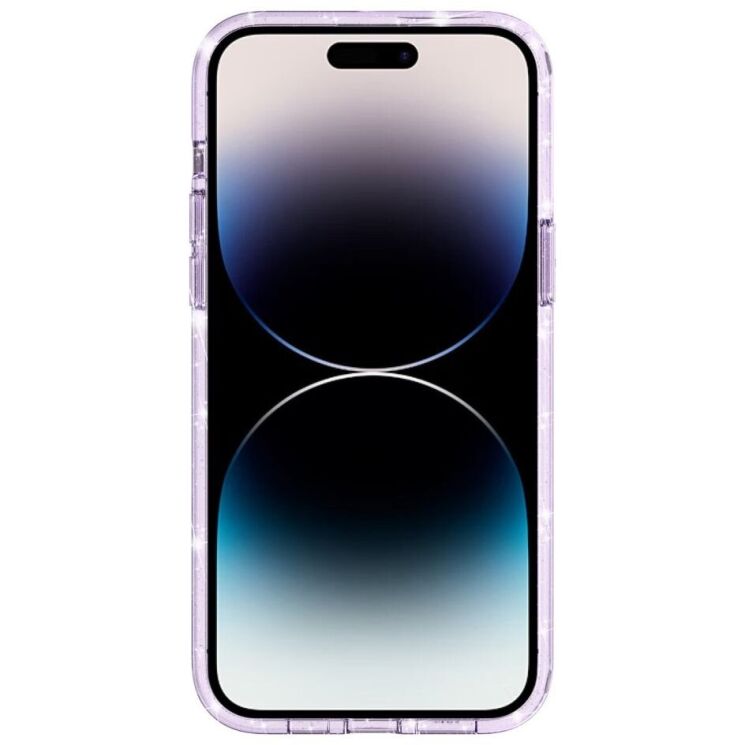 Защитный чехол UniCase Glitter Shell для Apple iPhone 15 Pro Max - Purple: фото 3 из 8