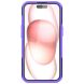 Защитный чехол UniCase Hybrid X для Apple iPhone 15 - Purple (339949V). Фото 2 из 12