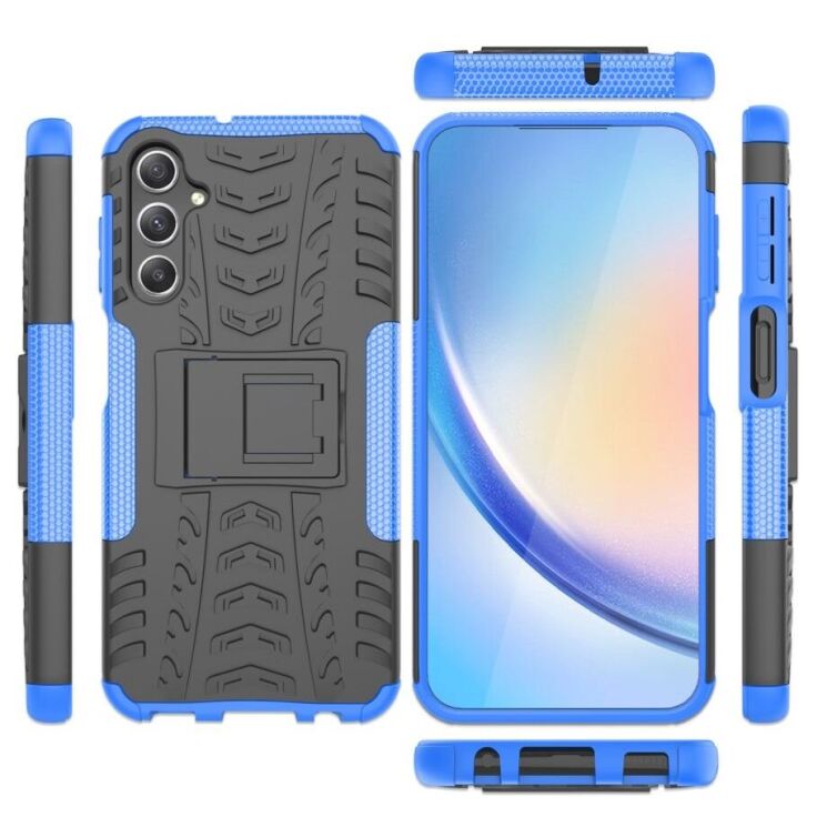 Защитный чехол UniCase Hybrid X для Samsung Galaxy A24 (A245) - Blue: фото 8 из 15