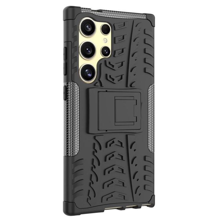 Защитный чехол UniCase Hybrid X для Samsung Galaxy S24 Ultra (S928) - Black: фото 3 из 17