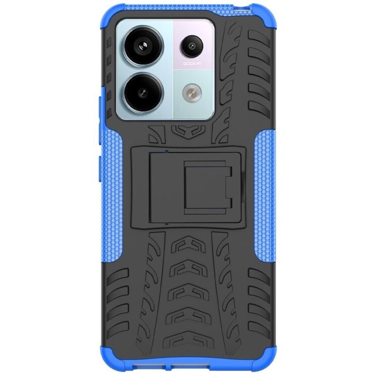 Защитный чехол UniCase Hybrid X для Xiaomi Redmi Note 13 Pro 5G / Poco X6 - Blue: фото 5 из 17