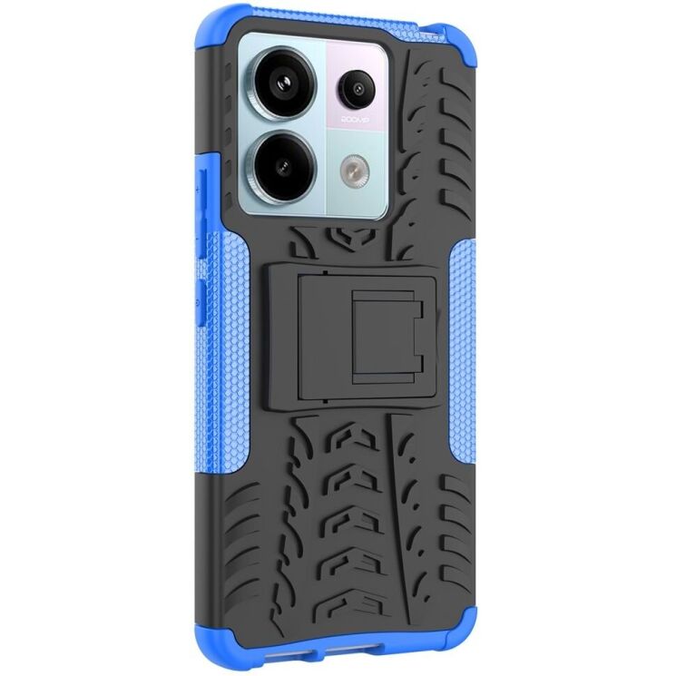 Защитный чехол UniCase Hybrid X для Xiaomi Redmi Note 13 Pro 5G / Poco X6 - Blue: фото 6 из 17