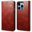 Защитный чехол UniCase Leather Wallet для Apple iPhone 14 Pro - Brown (301375Z)