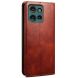 Защитный чехол UniCase Leather Wallet для Motorola Edge 50 Neo - Brown (367100Z). Фото 6 из 7