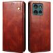 Защитный чехол UniCase Leather Wallet для Motorola Edge 50 Neo - Brown (367100Z). Фото 1 из 7