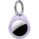 Защитный чехол UniCase Lock Clip для Apple AirTags - Transparent Purple (274015TV). Фото 1 из 2