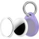 Защитный чехол UniCase Lock Clip для Apple AirTags - Transparent Purple (274015TV). Фото 2 из 2