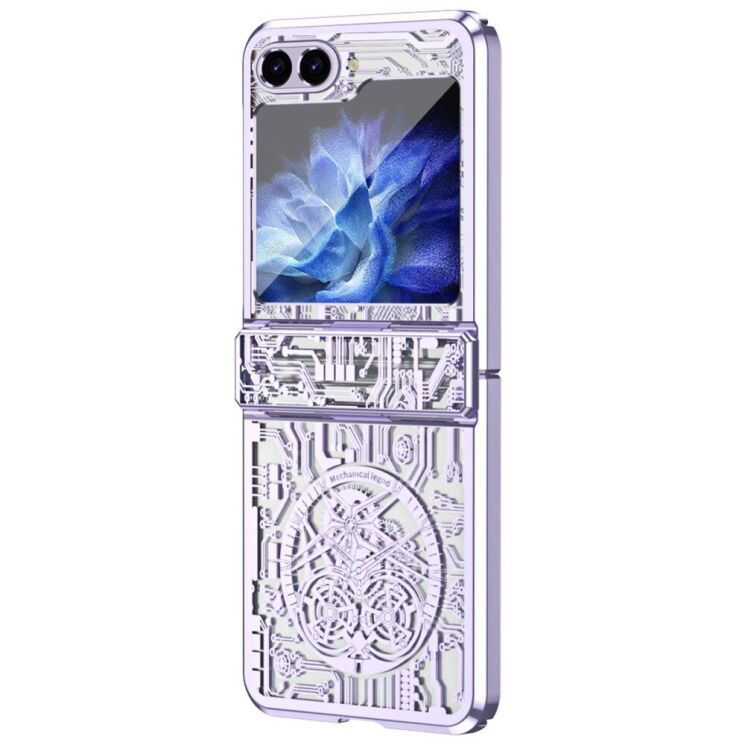 Защитный чехол UniCase Mechanical Legend для Samsung Galaxy Flip 6 - Purple: фото 1 из 12