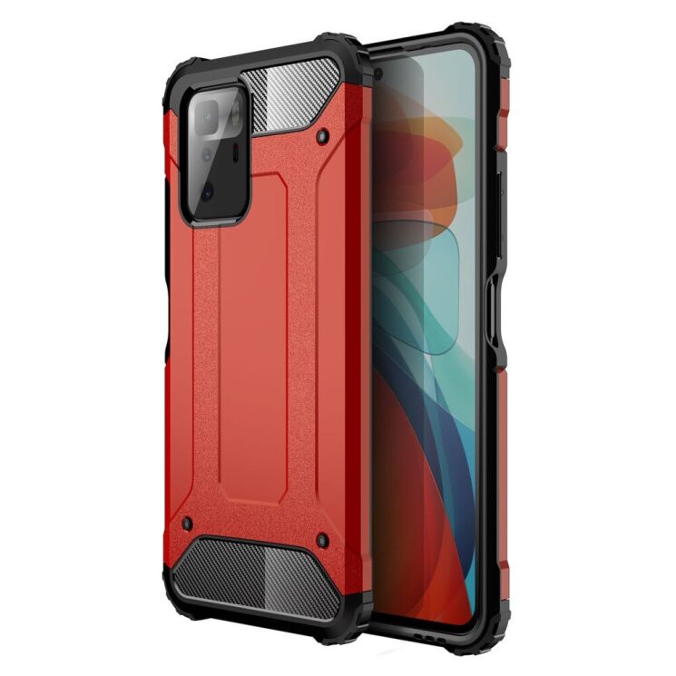 Защитный чехол UniCase Rugged Guard для Xiaomi Poco X3 GT / Redmi Note 10 Pro 5G - Red: фото 1 из 7