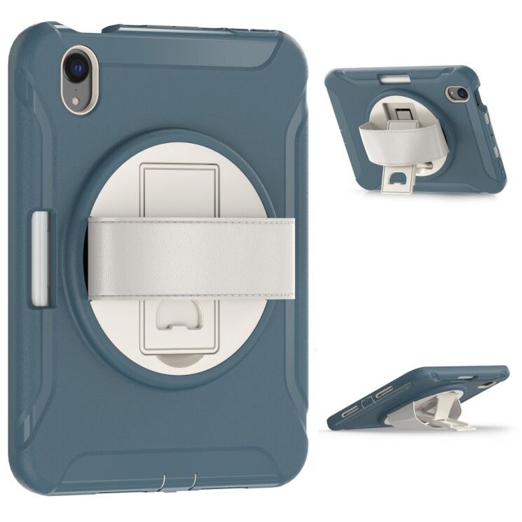 Защитный чехол UniCase Rugged-X для Apple iPad mini 6 / 7 (2021/2024) - Cornflower Blue: фото 4 из 12