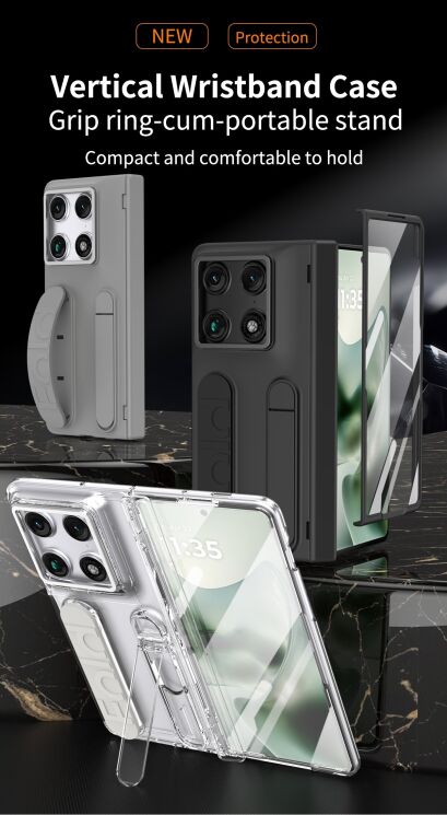 Защитный чехол UniCase Wrist Stand (FF) для Motorola Razr Fold - White: фото 5 из 15