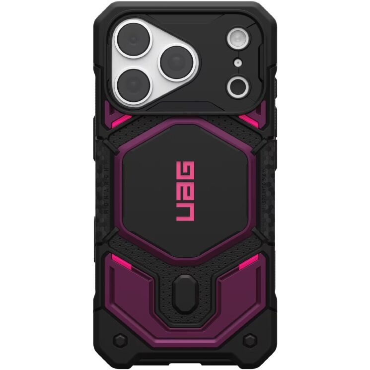 Защитный чехол URBAN ARMOR GEAR Monarch Pro MagSafe для iPhone 18 Pro (114569114I4I) - Deep Purple: фото 1 из 15