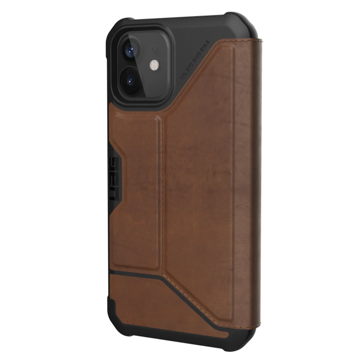 Защитный чехол URBAN ARMOR GEAR (UAG) Metropolis для Apple iPhone 12 / iPhone 12 Pro - Leather Brown: фото 2 из 6