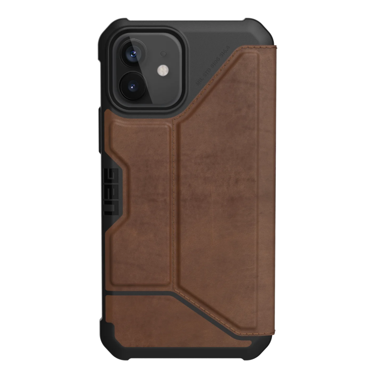 Защитный чехол URBAN ARMOR GEAR (UAG) Metropolis для Apple iPhone 12 / iPhone 12 Pro - Leather Brown: фото 3 из 6