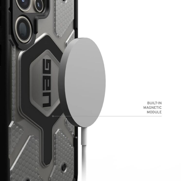 Защитный чехол URBAN ARMOR GEAR (UAG) Pathfinder Clear Pro для Samsung Galaxy S24 Ultra (S928) - Ice: фото 9 из 9