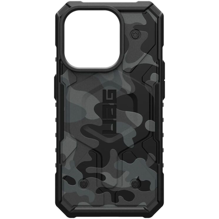 Защитный чехол URBAN ARMOR GEAR (UAG) Pathfinder SE MagSafe для Apple iPhone 15 Pro - Midnight Camo: фото 7 из 10