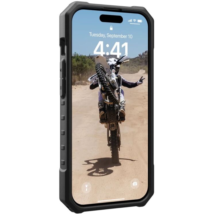 Защитный чехол URBAN ARMOR GEAR (UAG) Pathfinder SE MagSafe для Apple iPhone 15 Pro - Midnight Camo: фото 4 из 10