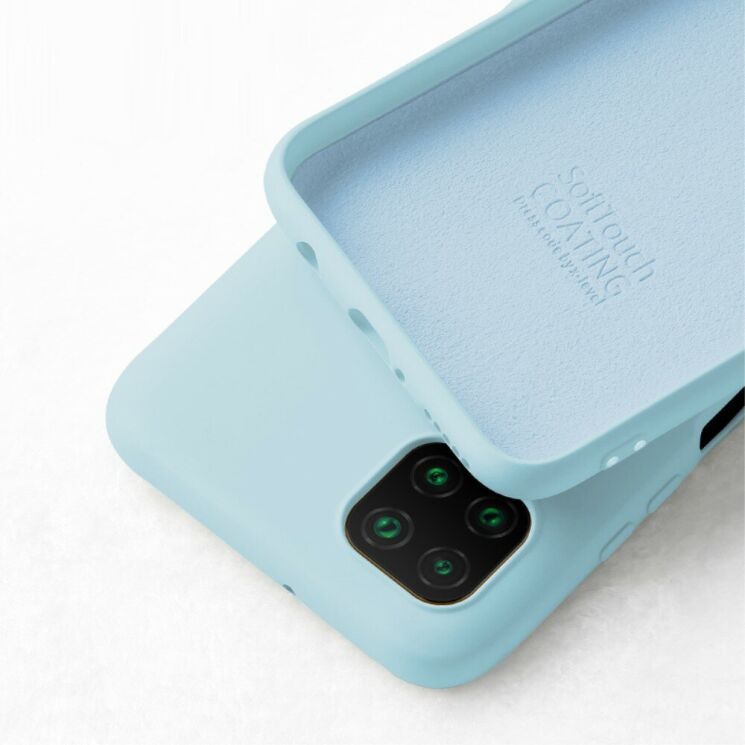 Захисний чохол X-LEVEL Delicate Silicone для Huawei P40 Lite - Blue: фото 1 з 1