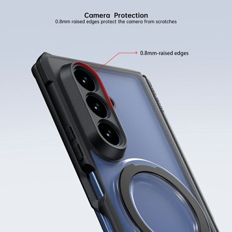 Защитный чехол XUNDD Rugged Case Slim with MagSafe (FF) для Samsung Galaxy Fold 8 Ultra - Black: фото 2 из 9