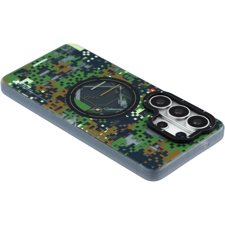 Защитный чехол YOUNGKIT Camouflage Circuit MagSafe для Samsung Galaxy S26 Ultra (S948) - Green (408549G) Защитный чехол YOUNGKIT Camouflage Circuit MagSafe для Samsung Galaxy S26 Ultra (S948) - Green: фото 6 из 7