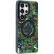 Защитный чехол YOUNGKIT Camouflage Circuit MagSafe для Samsung Galaxy S26 Ultra (S948) - Green (408549G). Фото 3 из 7