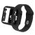 Захисний комплект Deexe Protective Kit для Apple Watch 45 mm (7 / 8 / 9 Series) - Black: фото 1 з 8