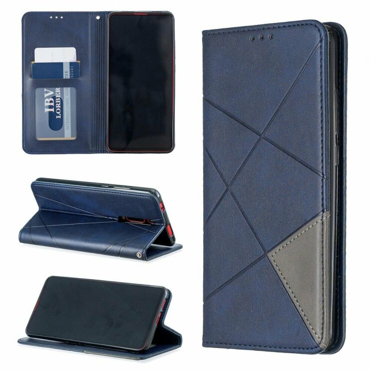 Чохол UniCase Geometric Pattern для Xiaomi Mi 9T / Mi 9T Pro / Redmi K20 / Redmi K20 Pro - Blue: фото 1 з 9