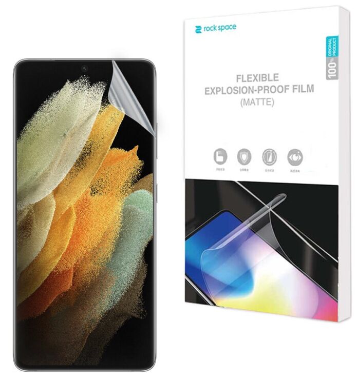 Антиблікова плівка на екран RockSpace Explosion-Proof Matte для Samsung Galaxy S21 Ultra (G998) - Matte: фото 1 з 9