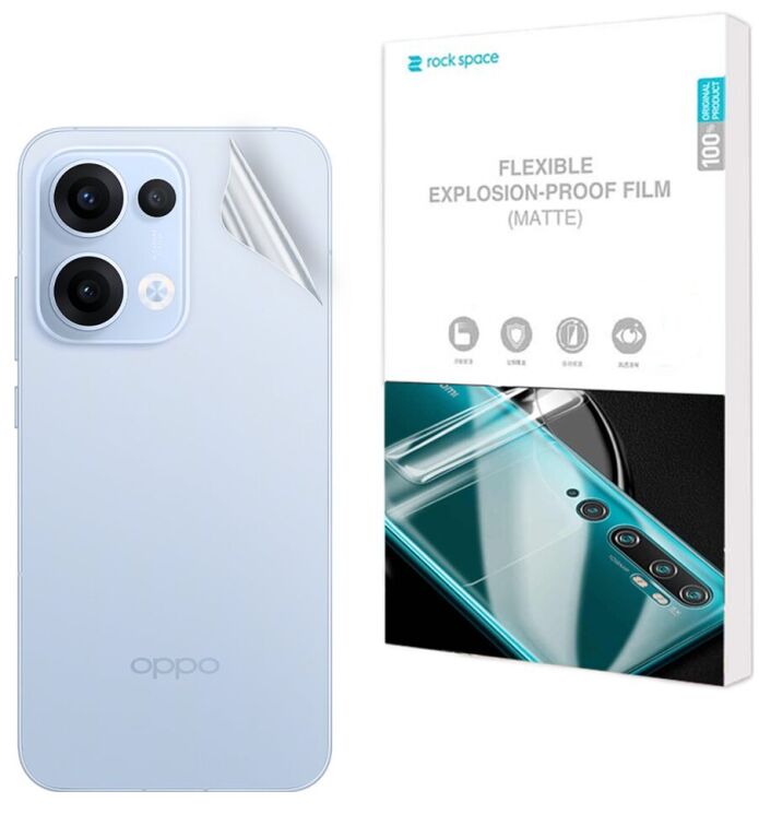 Антиблікова плівка на задню панель RockSpace Explosion-Proof Matte для OPPO Reno 13: фото 1 з 9