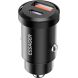 Автомобильное зарядное устройство ESSAGER Gyroscope Mini 45W (Type-C + USB) ECCAC45-TL01-Z - Black (923418B). Фото 2 из 10