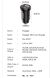 Автомобильное зарядное устройство ESSAGER Gyroscope Mini 45W (Type-C + USB) ECCAC45-TL01-Z - Black (923418B). Фото 10 из 10