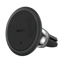 Автомобільний тримач Baseus C01 Magnetic Phone Holder (Air Outlet Version) SUCC000101 - Black: фото 1 з 27