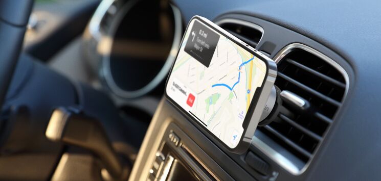 Автомобільний тримач Belkin Car Vent Mount with MagSafe (WIC003BTGR) - Grey: фото 8 з 9