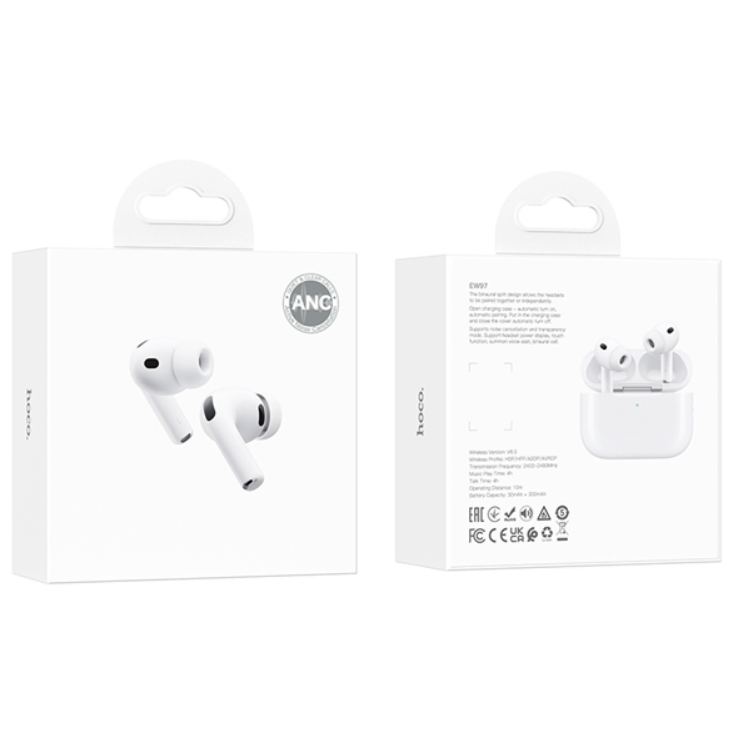 Беспроводные наушники Hoco EW97 - White: фото 4 из 4