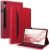 Чехол Deexe Business Style для Samsung Galaxy Tab S10 FE Plus - Red: фото 1 из 9