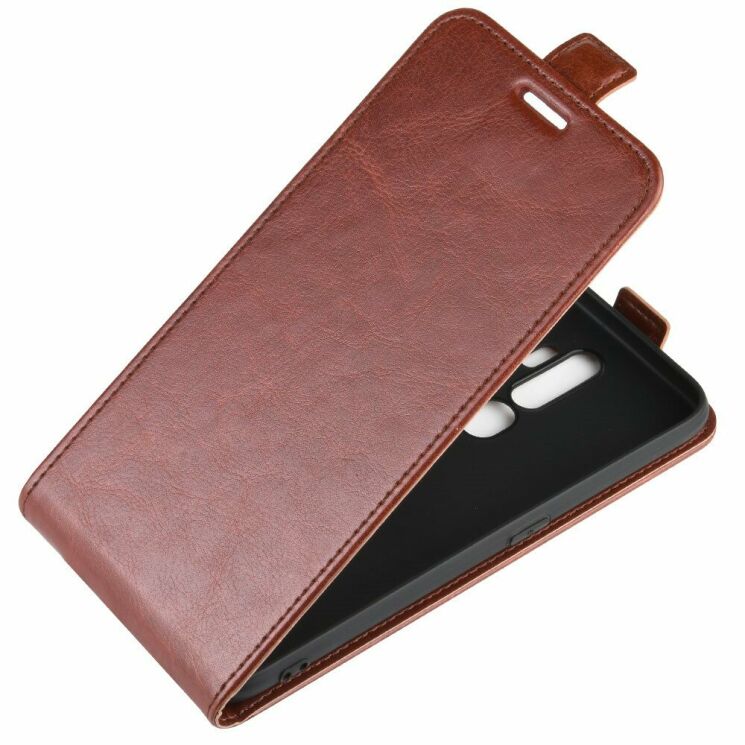 Чехол Deexe Flip Case для OPPO A9 2020 / A5 (2020) - Brown: фото 3 из 10
