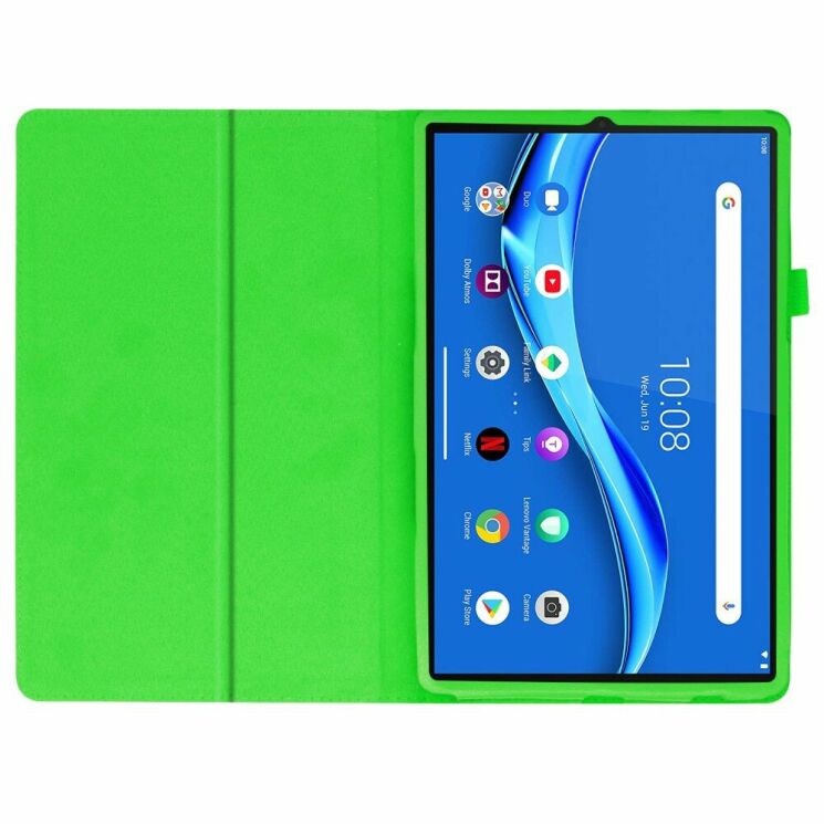 Чохол Deexe Folder Style для Lenovo Tab M10 Plus 1/2 Gen (TB-X606) - Green: фото 5 з 7