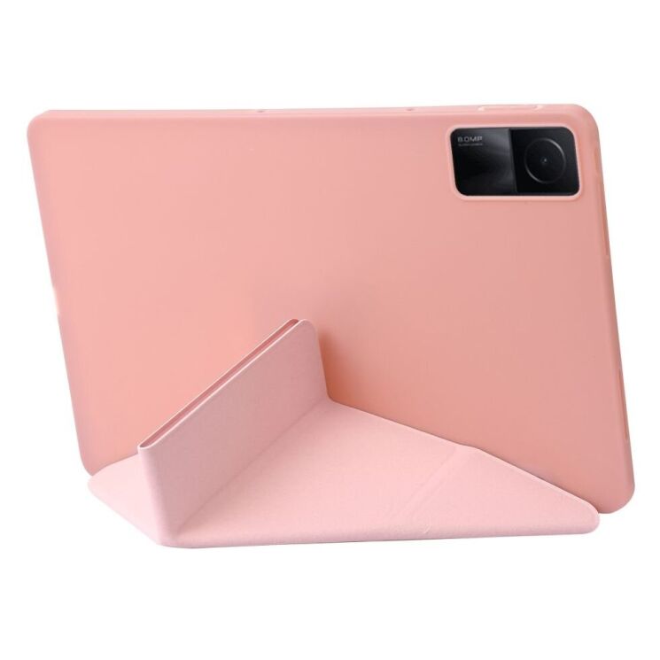 Чехол Deexe Origami Case для Xiaomi Redmi Pad SE - Rose Gold: фото 4 из 6
