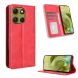 Чохол Deexe Retro Style для Motorola Moto G86 Power - Red (385105R). Фото 1 з 15