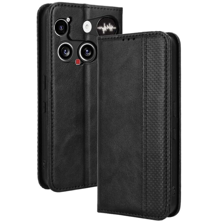 Чохол Deexe Retro Style для Nothing Phone (3) - Black: фото 1 з 18