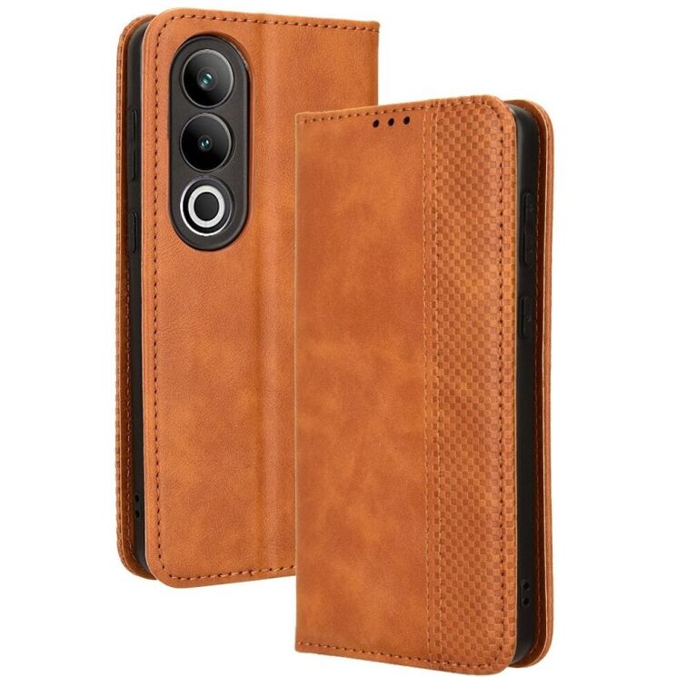 Чехол Deexe Retro Style для OnePlus Ace 3V - Brown: фото 1 из 7