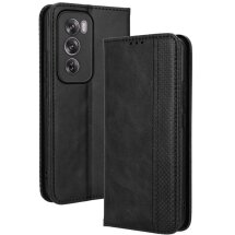 Чехол Deexe Retro Style для OPPO Reno 12 - Black: фото 1 из 7