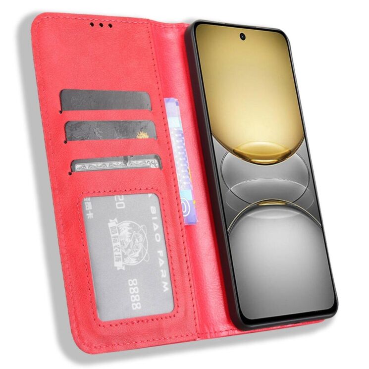 Чехол Deexe Retro Style для Realme C75 - Red: фото 2 из 7