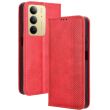 Чехол Deexe Retro Style для Realme C75 - Red (374312R)