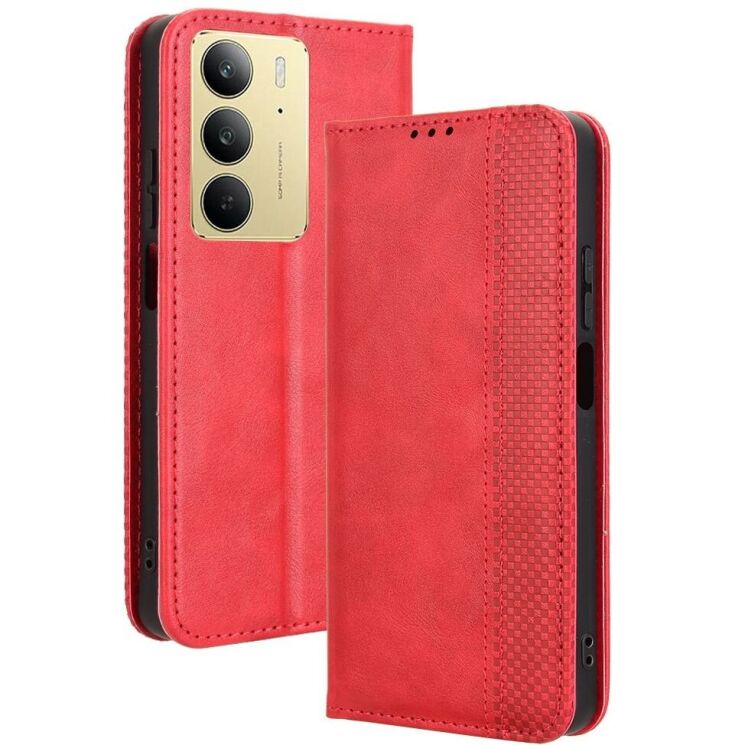 Чехол Deexe Retro Style для Realme C75 - Red: фото 1 из 7