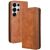 Чохол Deexe Retro Style для Samsung Galaxy S25 Ultra (S938) - Brown: фото 1 з 7