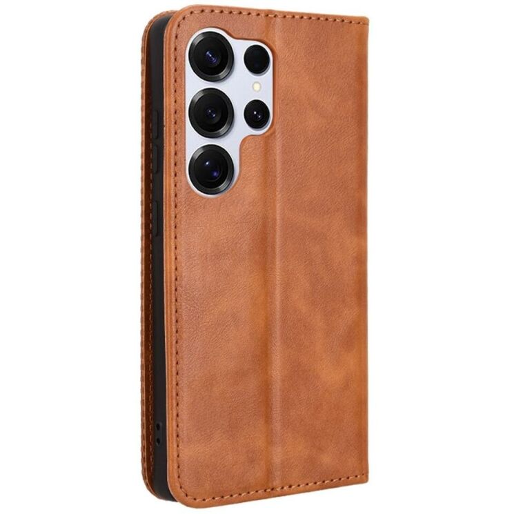Чехол Deexe Retro Style для Samsung Galaxy S25 Ultra (S938) - Brown: фото 6 из 7